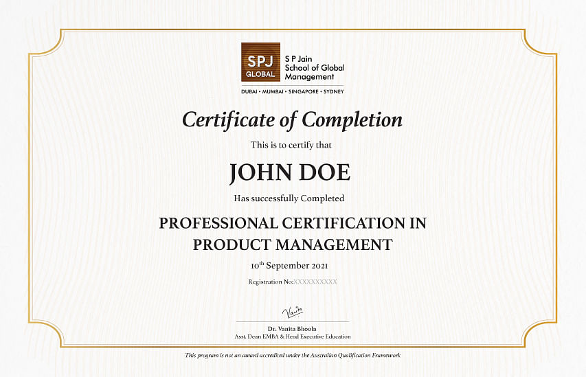 Product Management Course Product Management Certification Online